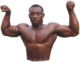 Here in our temple may we worship the biceps of this singular black man. Whose strength we cannot fathom and whose biceps we are humbled. His belly button popped as they are may once...